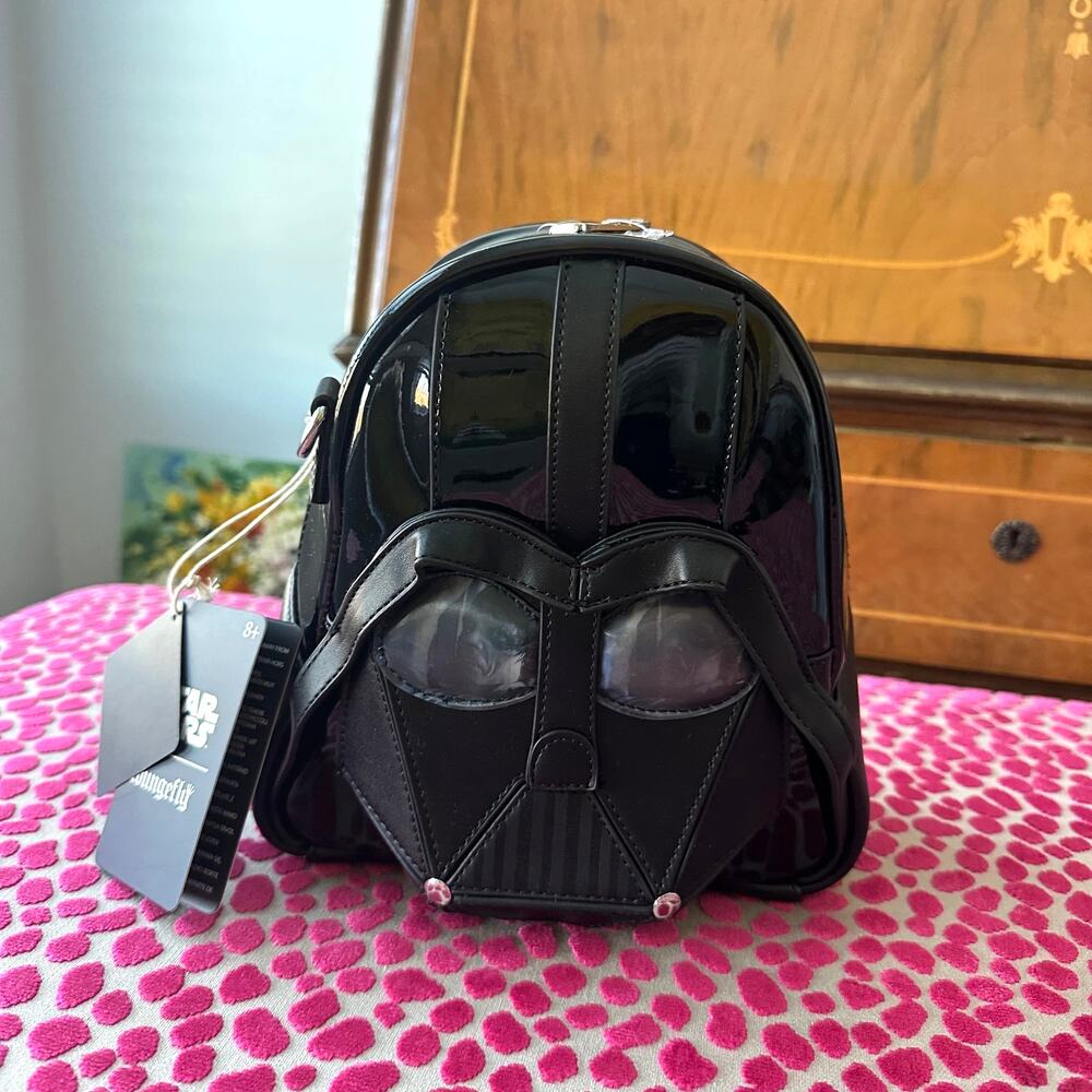Loungefly Darth Vader™ Figural Helmet Crossbody Bag NWT